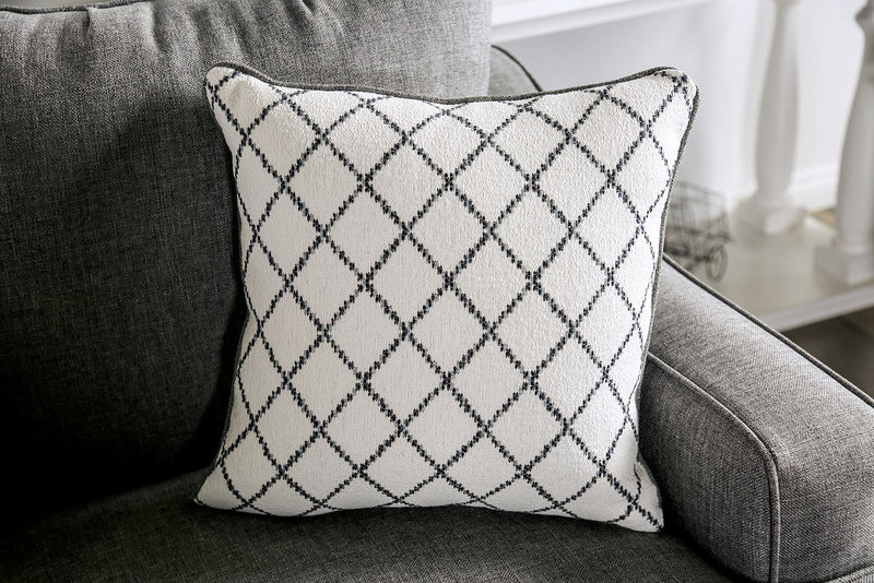 Verne Bluish Gray Sofa & Loveseat