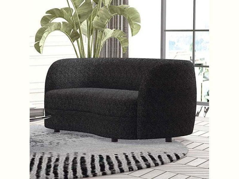 Versoix Black Loveseat