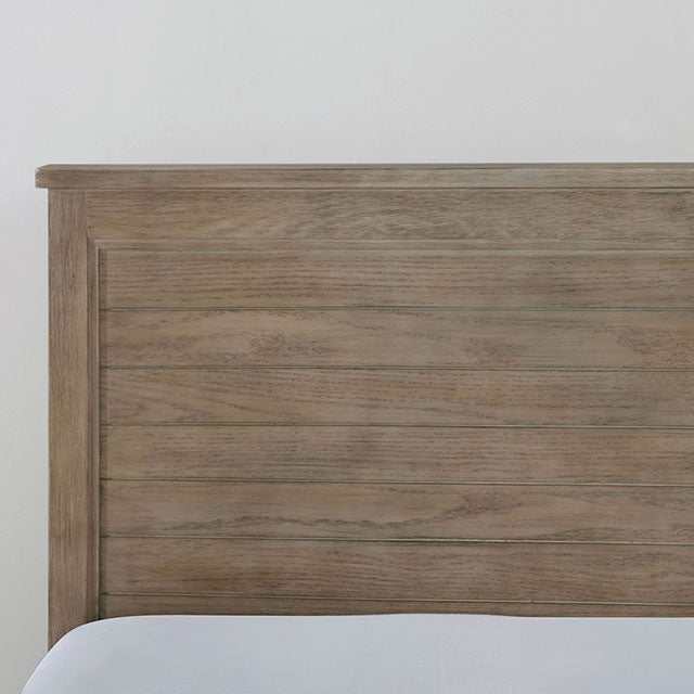 Vevey Wire-Brushed Warm Gray Full Bed