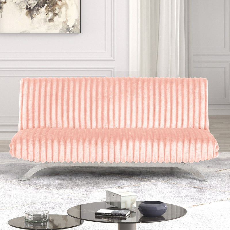 Villeneuve Pink Futon Sofa Bed