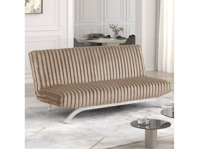 Villeneuve Taupe Futon Sofa Bed