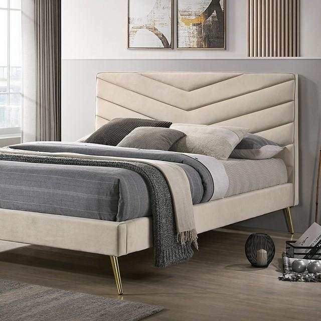 Vivar Beige Twin Bed