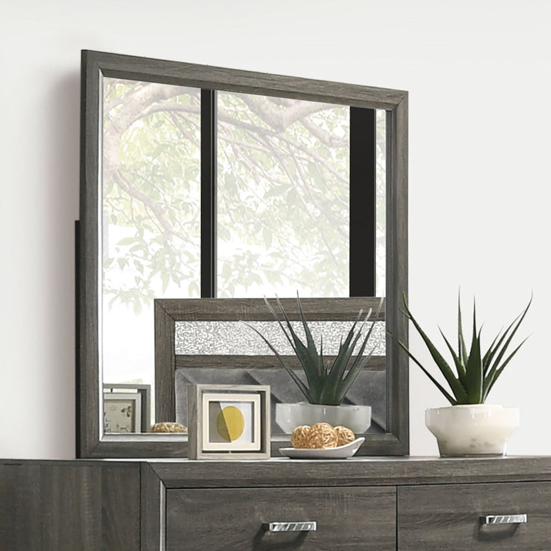 Voleta Gray 5 Pc. Queen Bedroom Set w/ 2NS