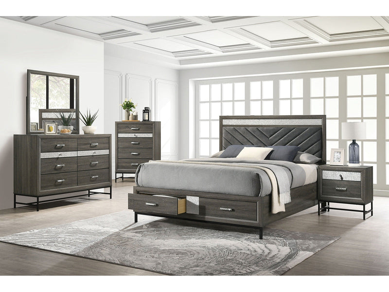 Voleta Gray E.King Bed
