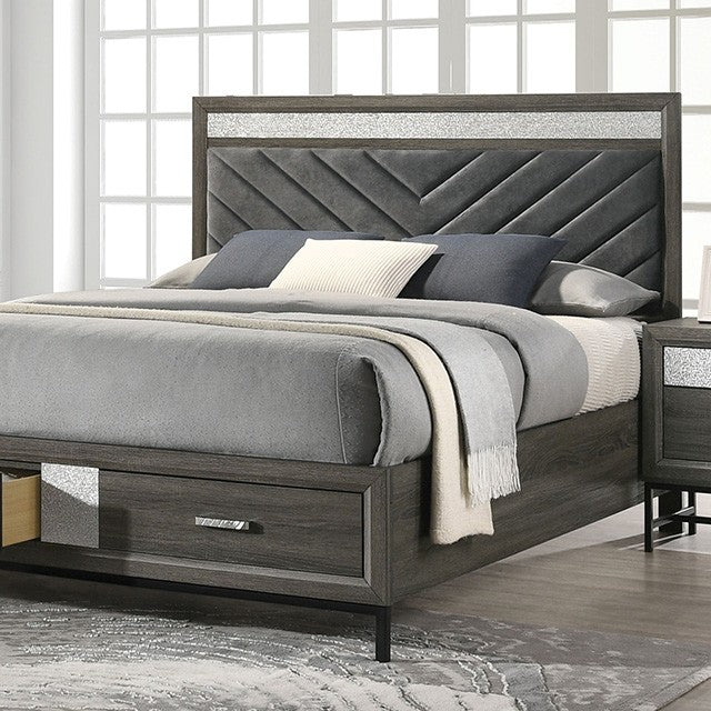 Voleta Gray Queen Bed