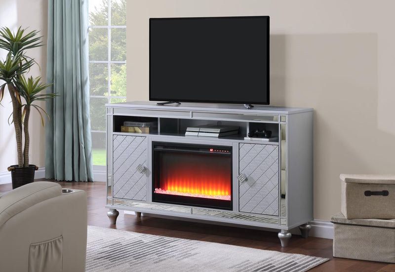 Silver Tv Stand Chrome