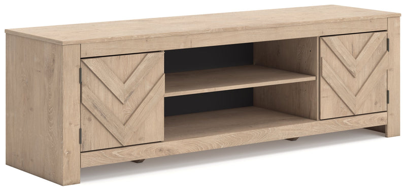 Cayboni LG TV Stand w/Fireplace Option