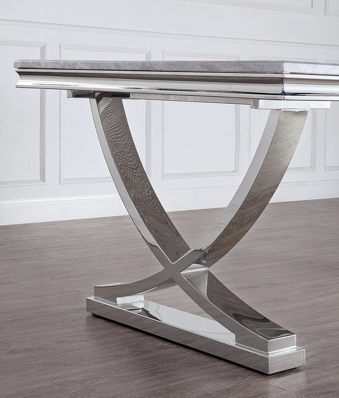 Wadenstil Chrome Dining Table