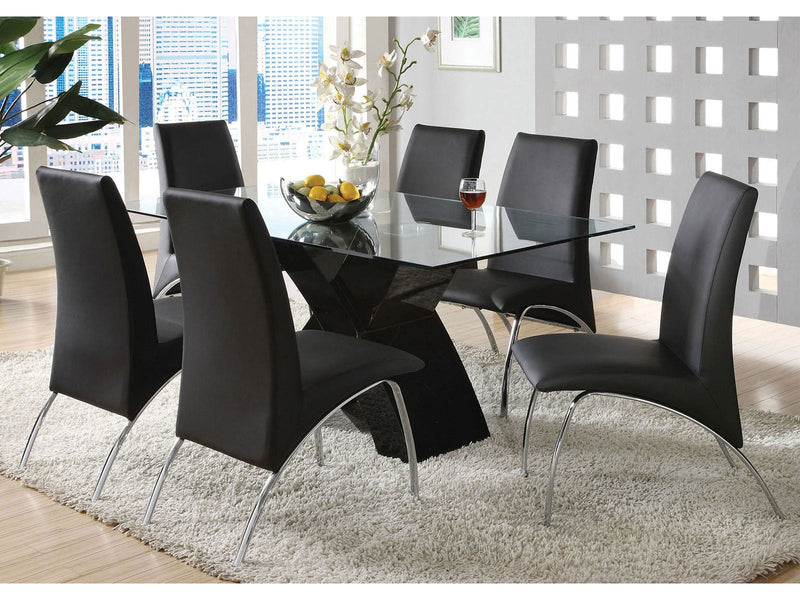 Wailoa Black 7 Pc. Dining Set