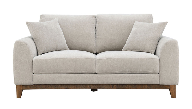 Watton Light Gray Loveseat