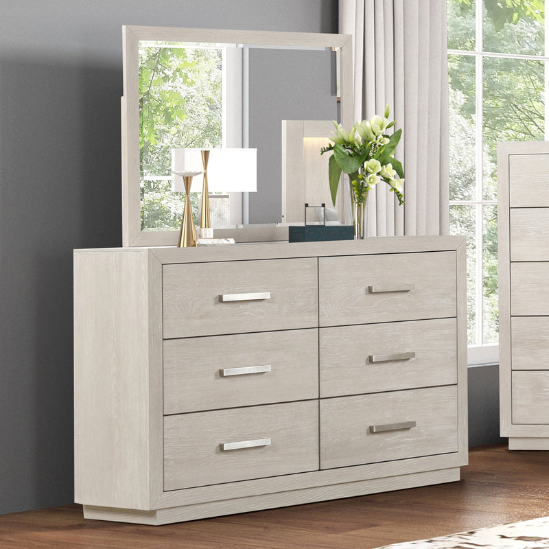 Wellingborough Light Gray Queen 5 Piece Bedroom Set w/Chest
