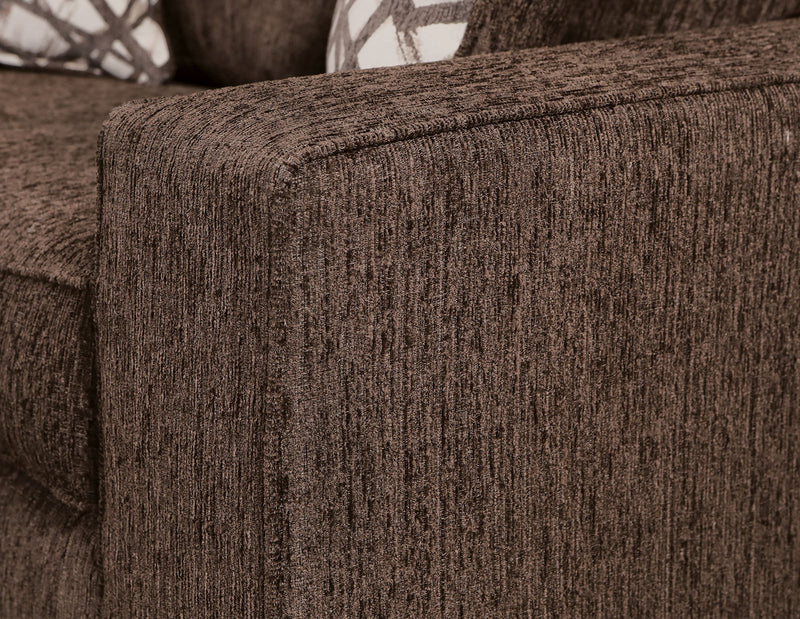 West action Chocolate Loveseat
