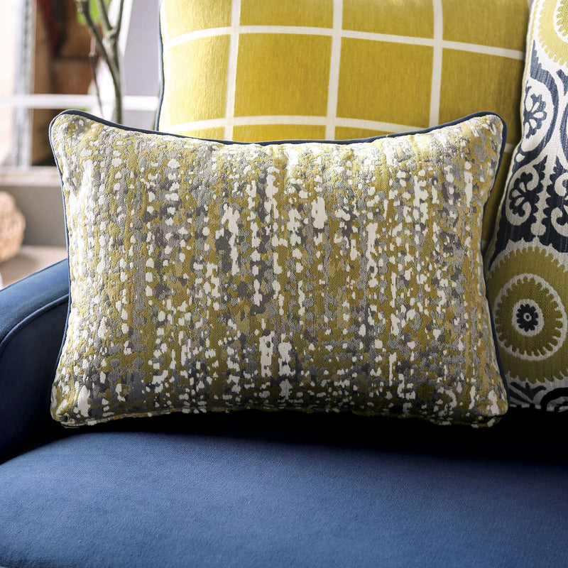 West brompton Navy/Yellow Loveseat