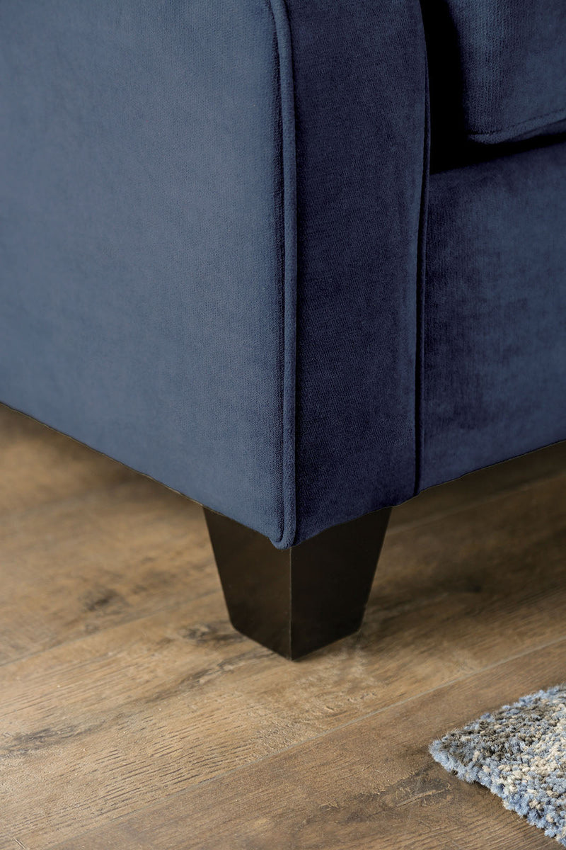 West brompton Navy/Yellow Loveseat