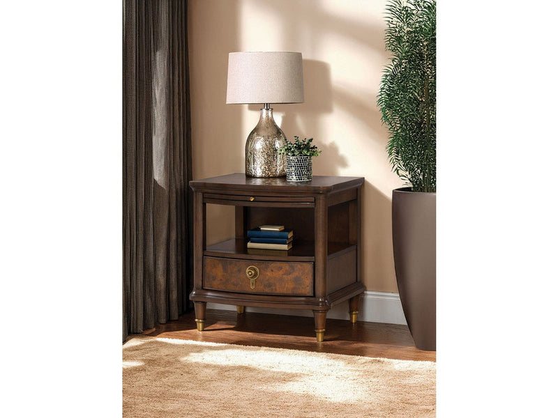 Westerham Dark Cherry End Table w/ LED