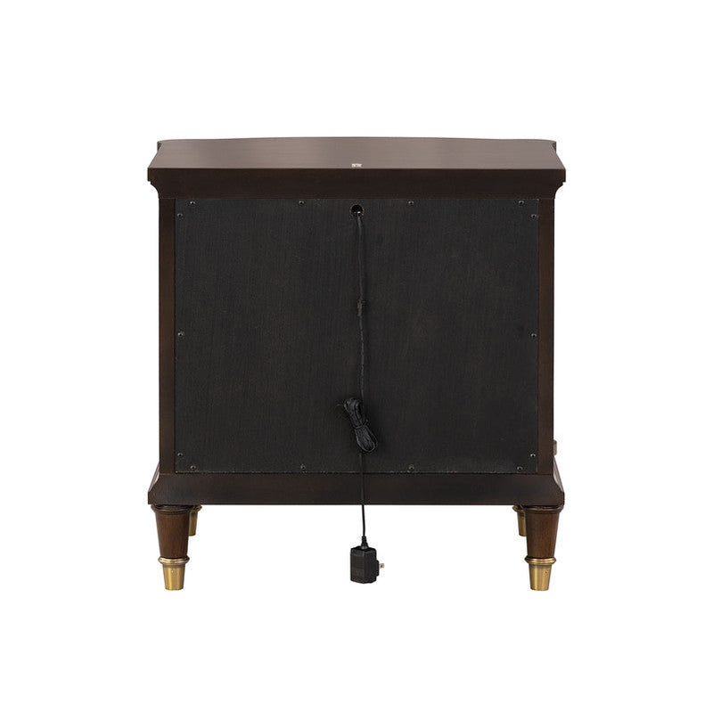 Westerham Dark Cherry End Table w/ LED