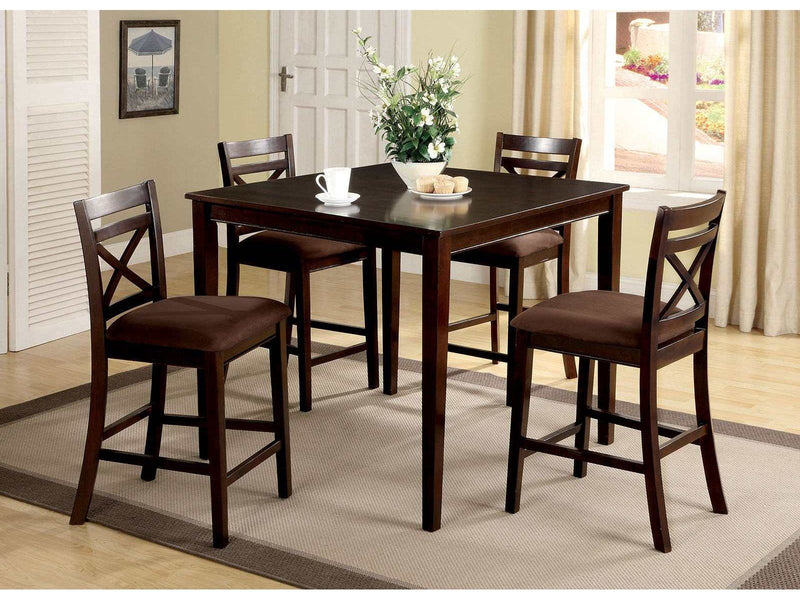 Weston Espresso 5pc Dining Room Set