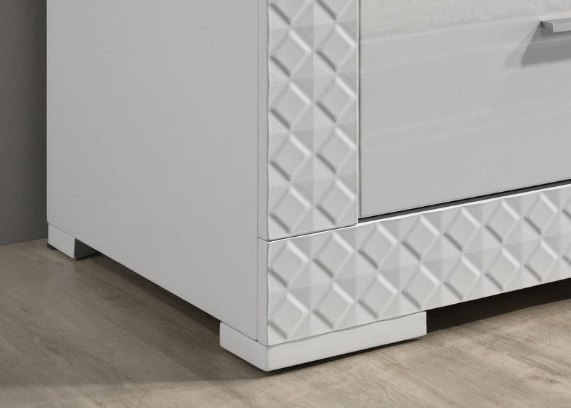 Whitby White Nightstand