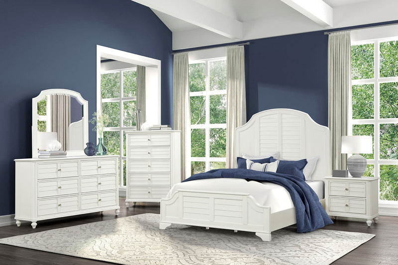 Whitehaven White/Coastal Nightstand