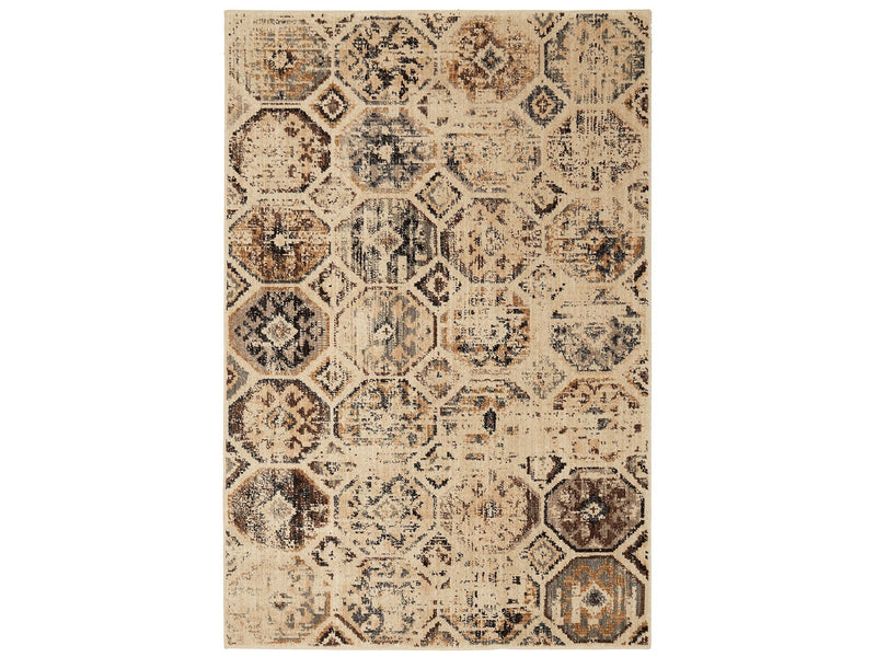 Wilhelm Relic Beige 5'3 X 7'6" Area Rug