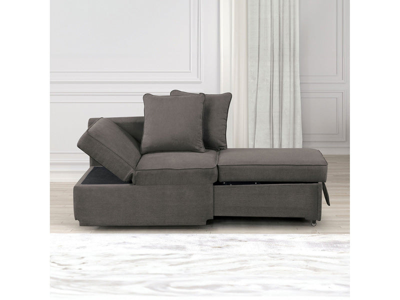 Woburn Gray Convertible Chair
