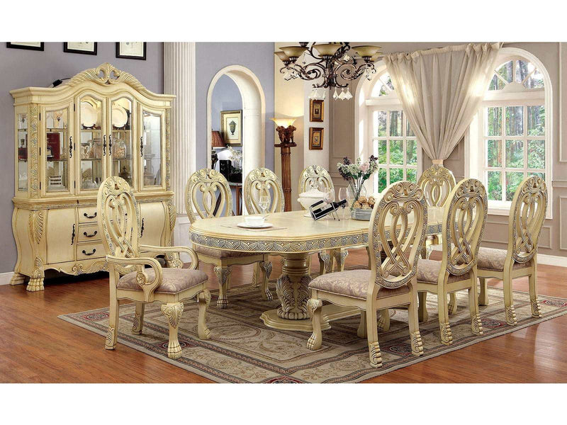 Wyndmere Vintage White Dining Table