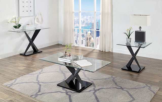 Xanthus Black End Table