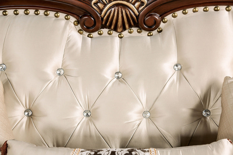 Yucatan Dark Cherry/Beige Chair