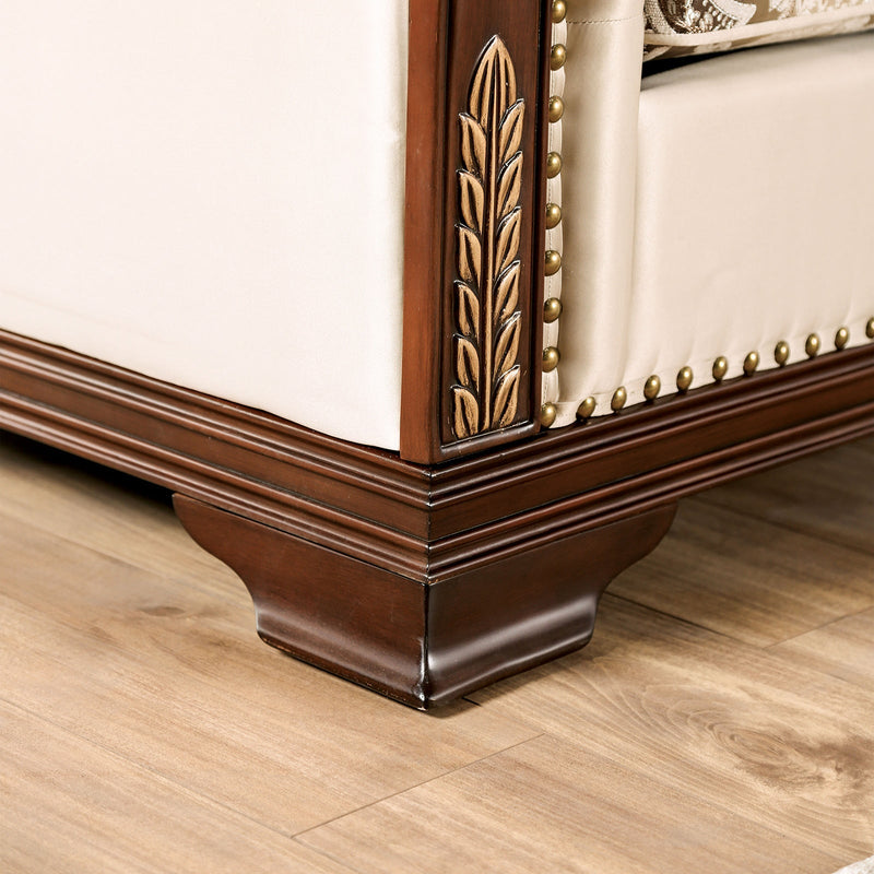 Yucatan Dark Cherry/Beige Loveseat