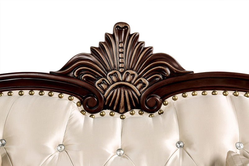 Yucatan Dark Cherry/Beige Sofa