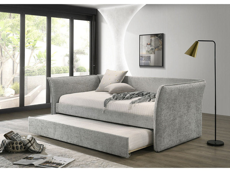 Yuri Gray Twin Daybed w/ Trundle