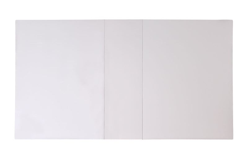 Zain White/Chrome 7 Pc. Dining Set