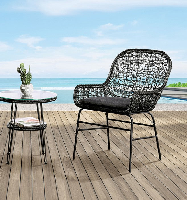 Zalika Black Outdoor Chair