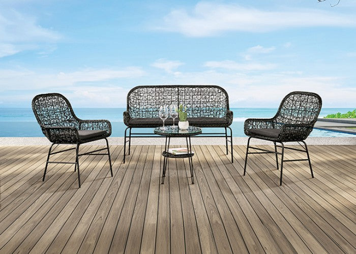 Zalika Black Outdoor Table
