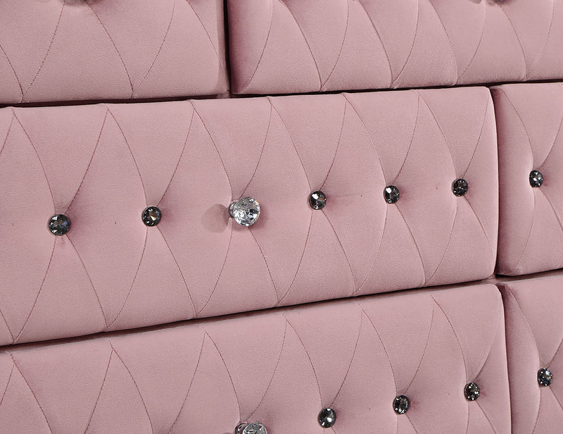 Zohar Pink 4 Pc. Queen Bedroom Set