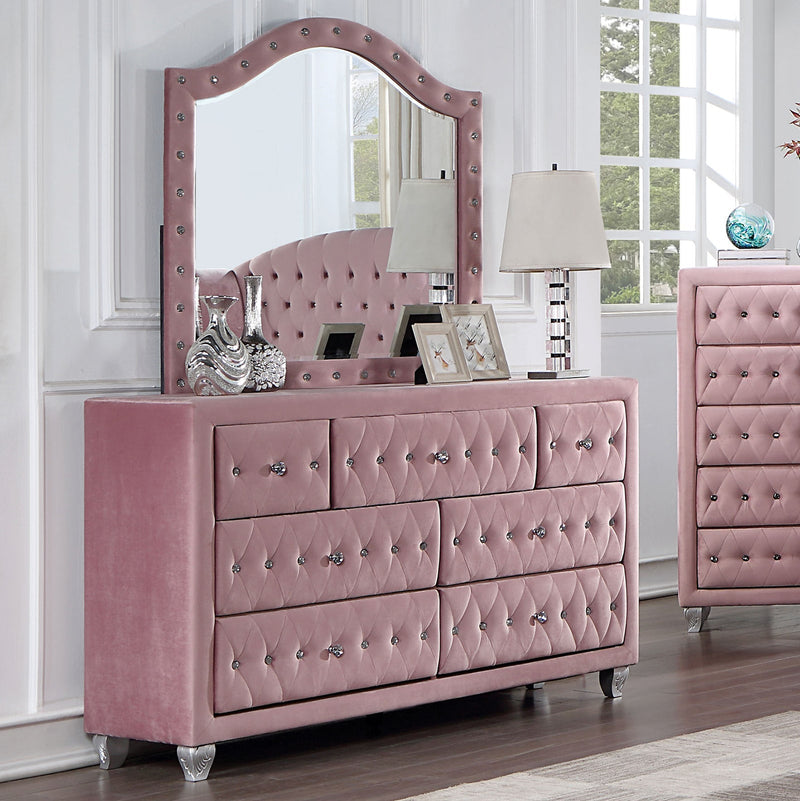 Zohar Pink 4 Pc. Twin Bedroom Set