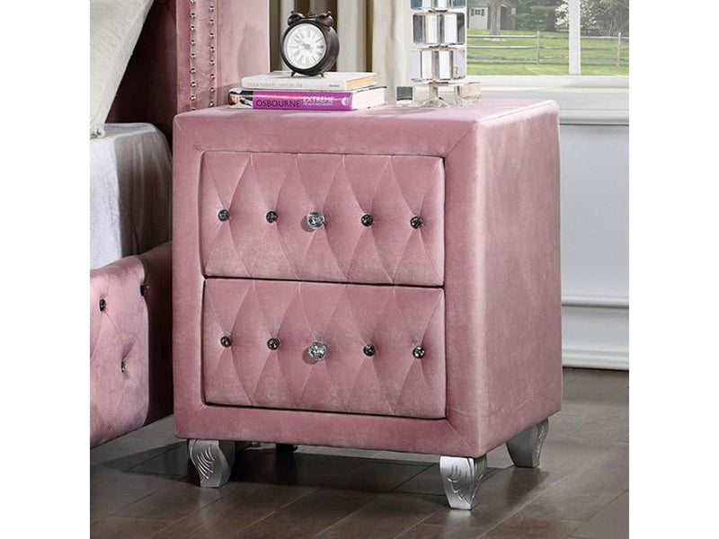 Zohar Pink Nightstand