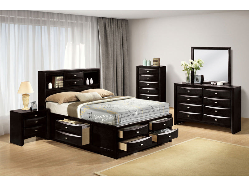 Zosimo Black 4 Pc. Queen Bedroom Set