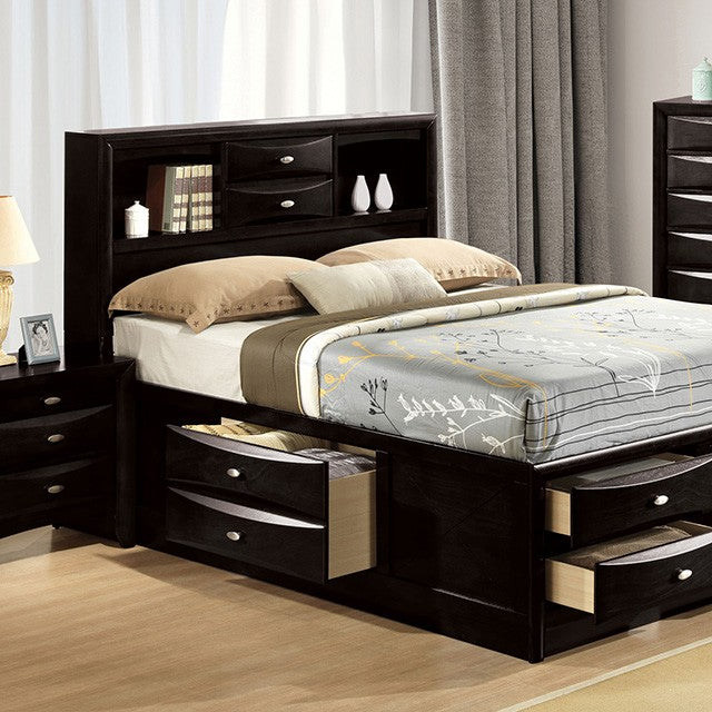 Zosimo Black 5 Pc. Queen Bedroom Set w/ 2NS