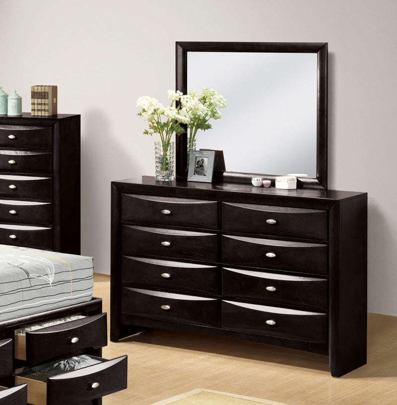 Zosimo Black 5 Pc. Queen Bedroom Set w/ Chest
