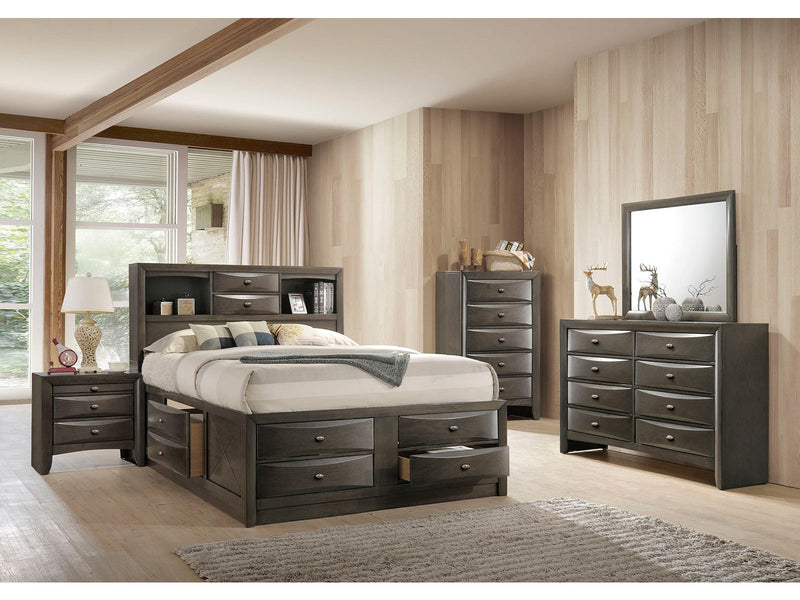 Zosimo Gray 4 Pc. Queen Bedroom Set