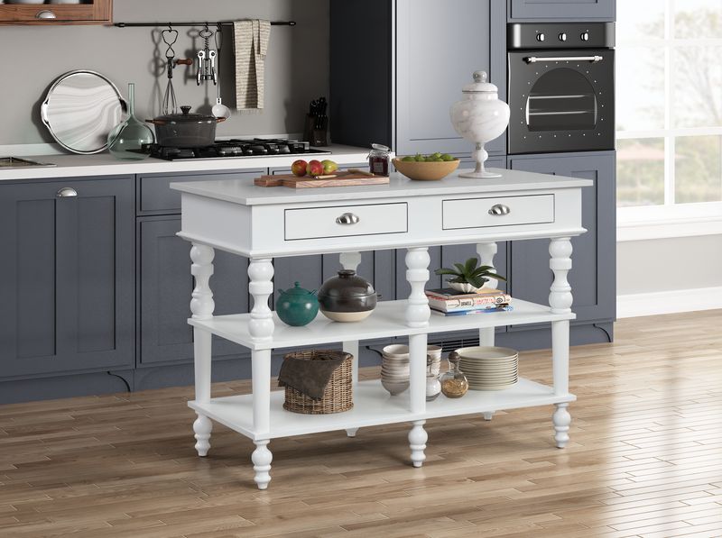 Rorratt Kitchen Island & Serving Cart