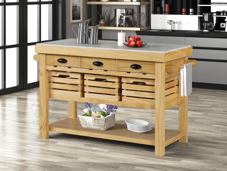 Grovaam Kitchen Island & Serving Cart
