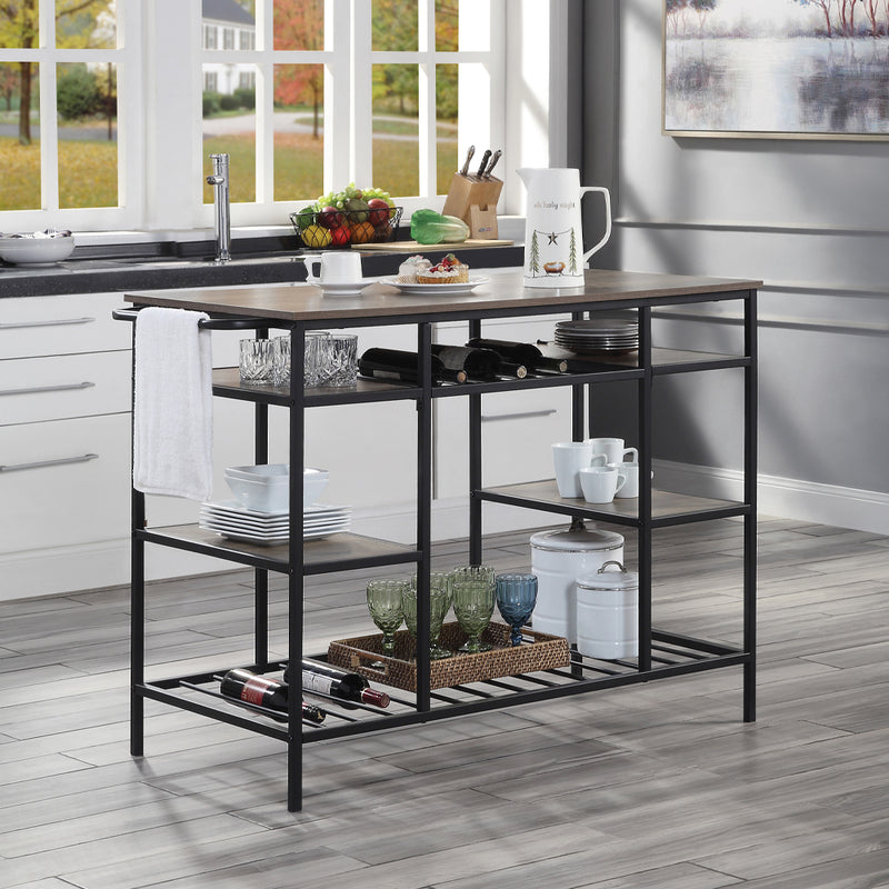 Lona Kitchen Island & Serving Cart