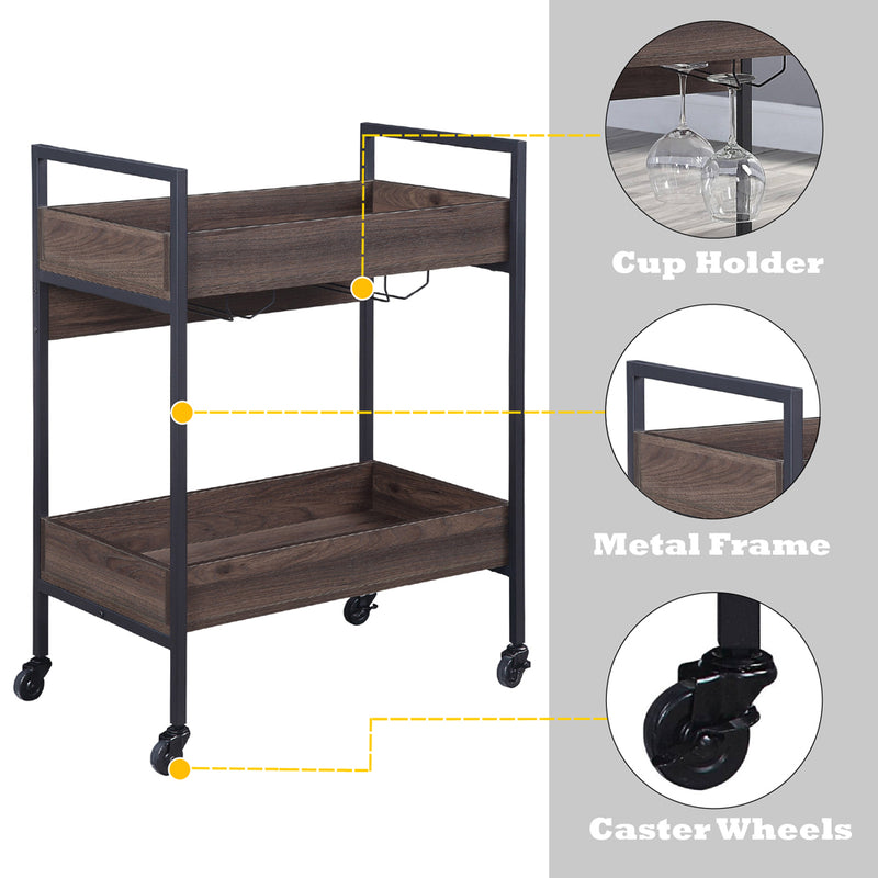 Jerrick Kitchen Island & Serving Cart
