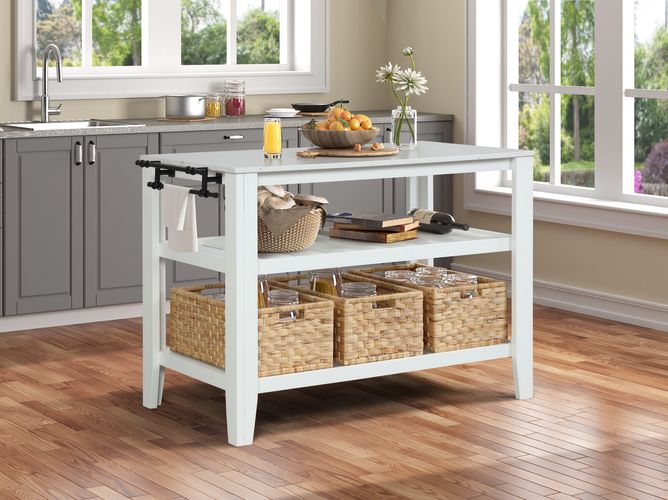 Sezye Kitchen Island & Serving Cart