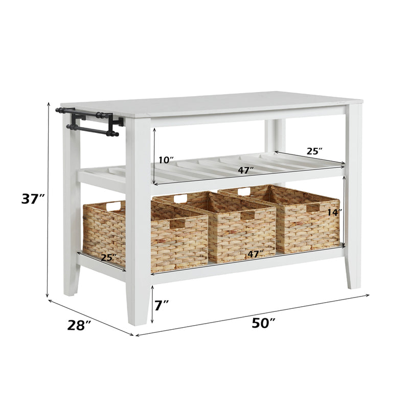 Sezye Kitchen Island & Serving Cart