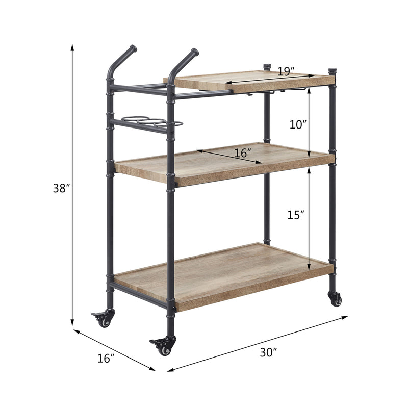 Brantley Kitchen Island & Serving Cart