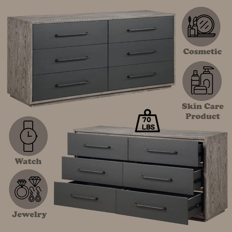 Estevon Dresser & Mirror