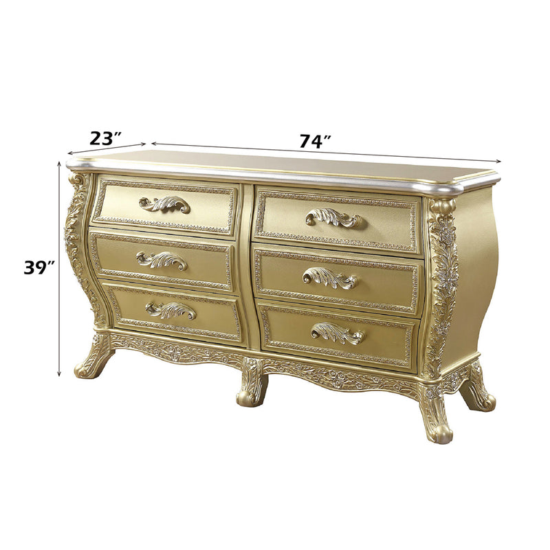 Cabriole Dresser & Mirror
